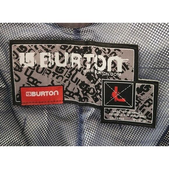 BURTON Men's Large Adjustable Waist Cargo Snowboarding Pants Gray Size Large - Picture 6 of 8